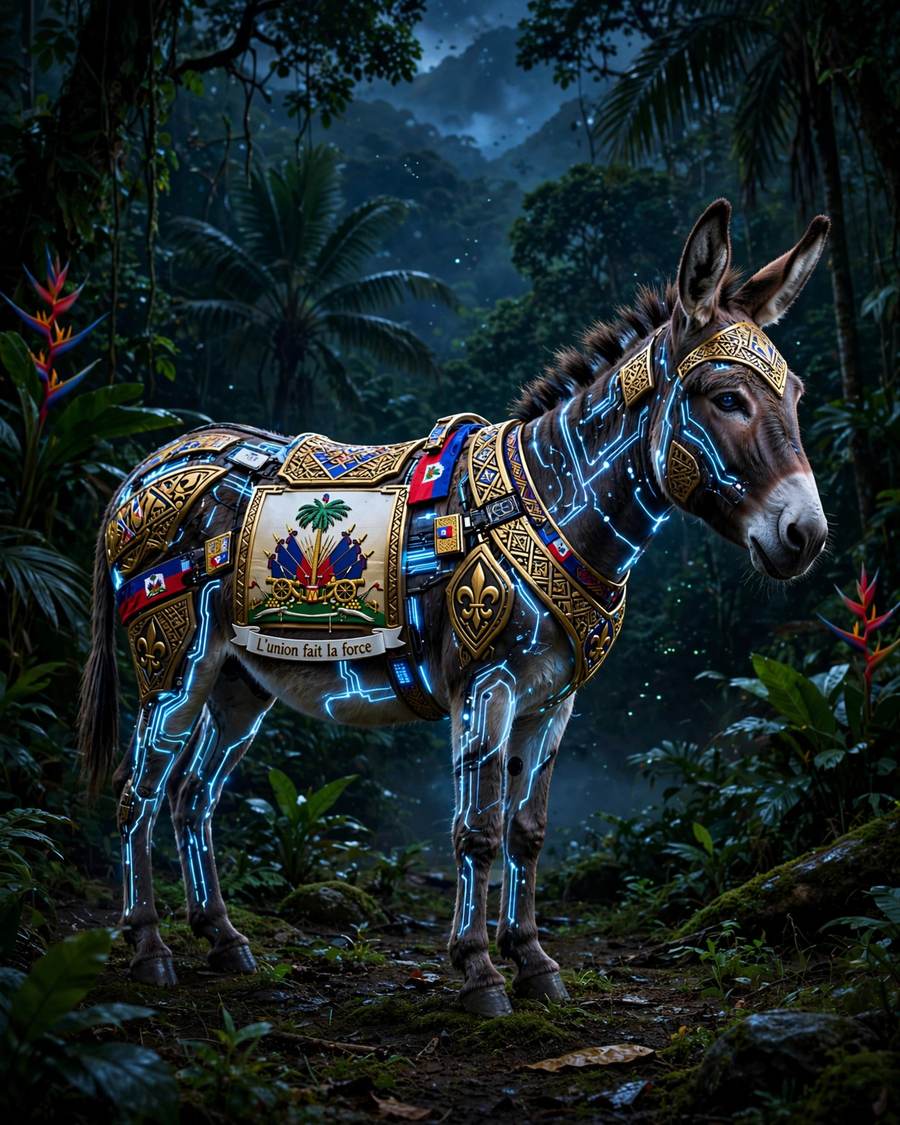 BOURIK 2100 — futuristic Haitian art