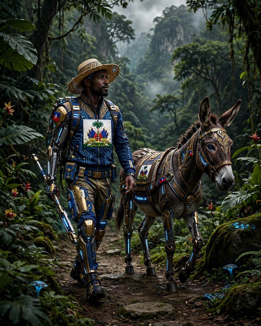 KILTIVATÈ 2100 — futuristic Haitian art