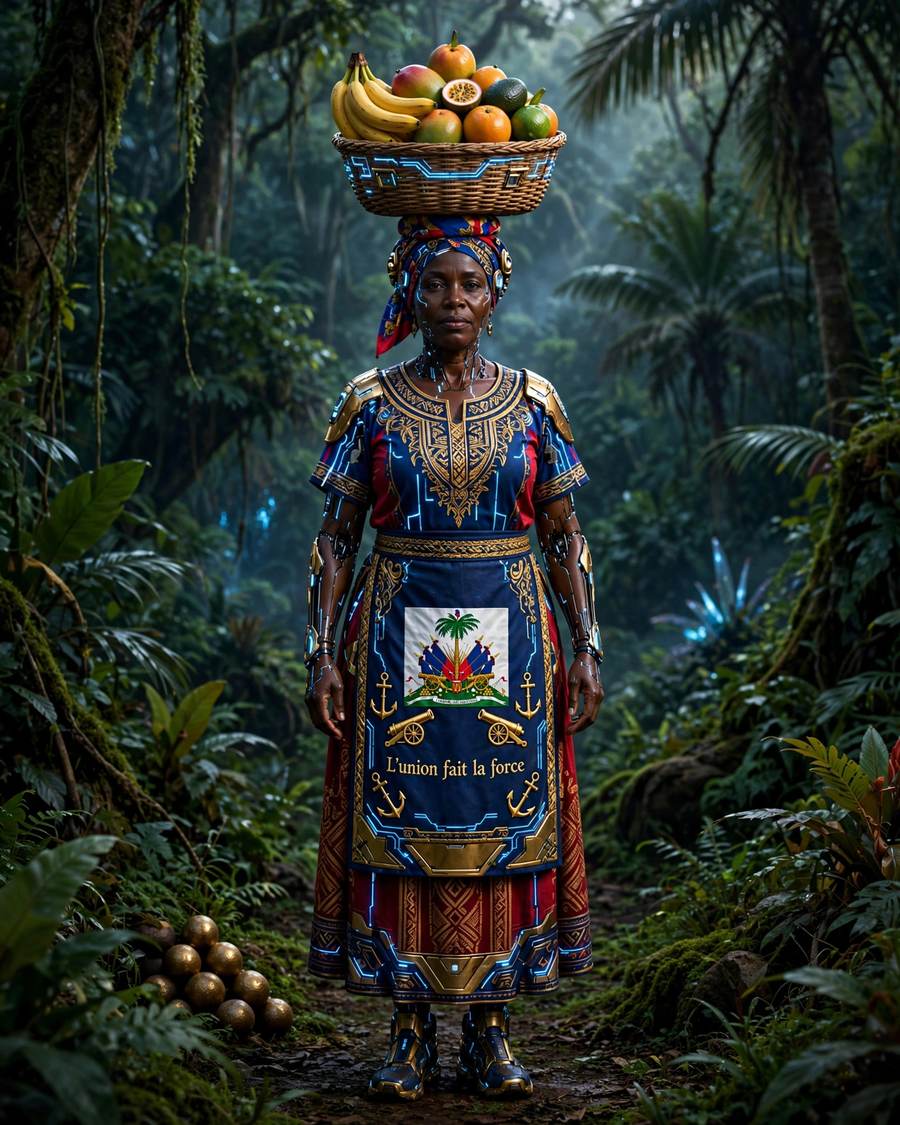 MACHANN 2100 — futuristic Haitian art